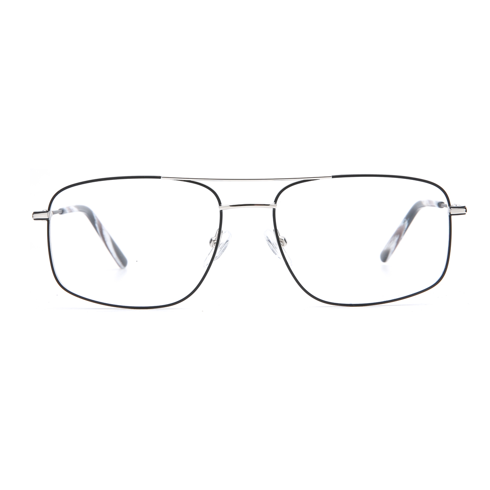 New Trending Double Bridge Optical Spectacles Stainless Steel Frames Fashion Eyeglasses Frames