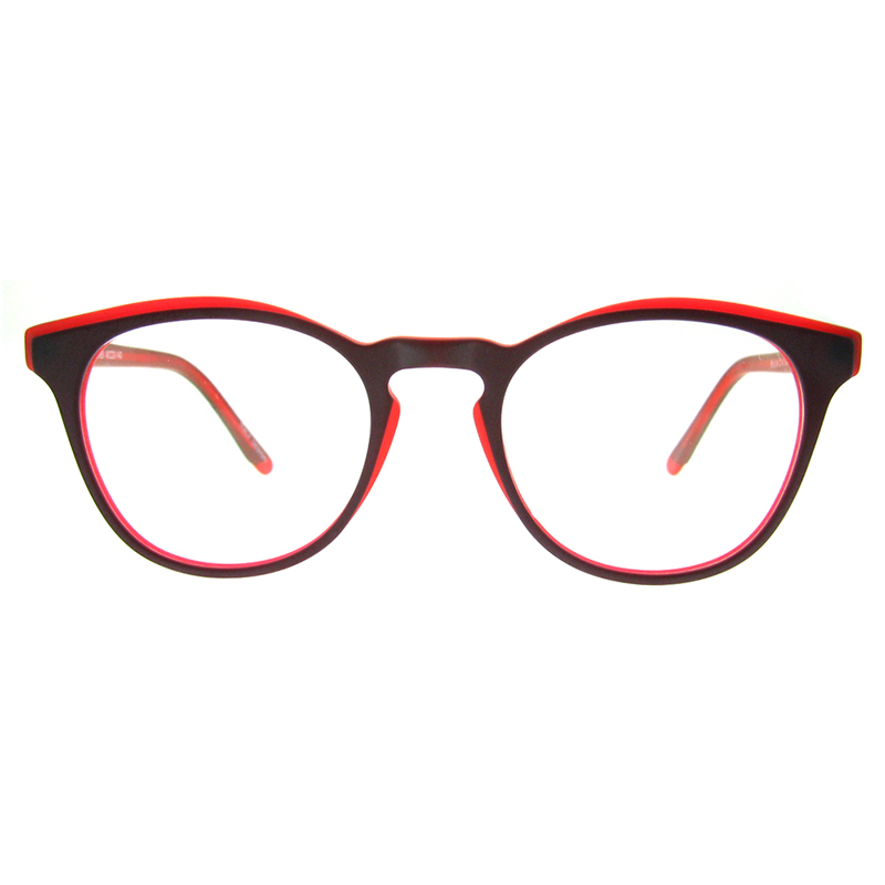 Hot Sale Acetate Optical Frames with 4 Color Options Clear Lenses New Design Eyewear