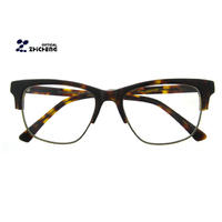 High quality unisexa  retro acetate eye glass optical eyewear eeyewear frame Optic eye glass with CE FDA