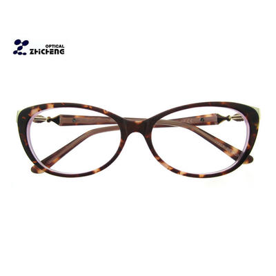 Ready goods custom printing logo  optical frames eyeglasses women men acetate reading glasses