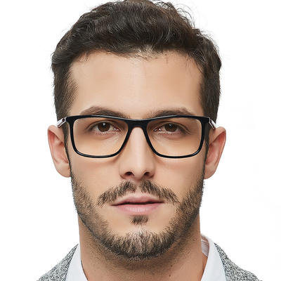 Custom Logo Fashion Popular Acetate Eyeglasses Optical Anti Blue Light Glasses Frame