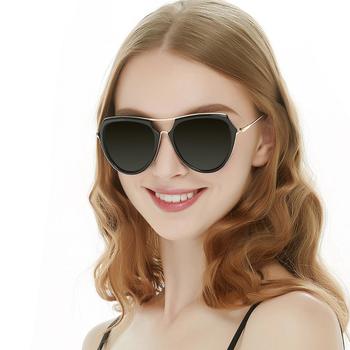 New frameless metal large frame sunglasses  women fashion sunglasses Ocean color lens sunglasses