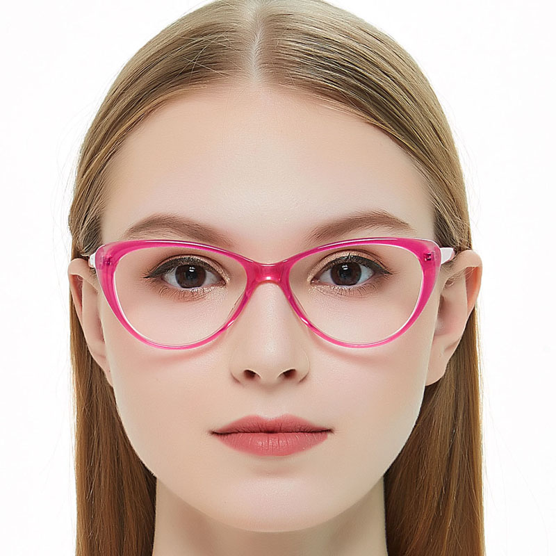 new fashionable cute cateye optical frame decorations glass for young girl