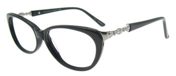 oval shape acetate optical frame women blue light blocking glasses