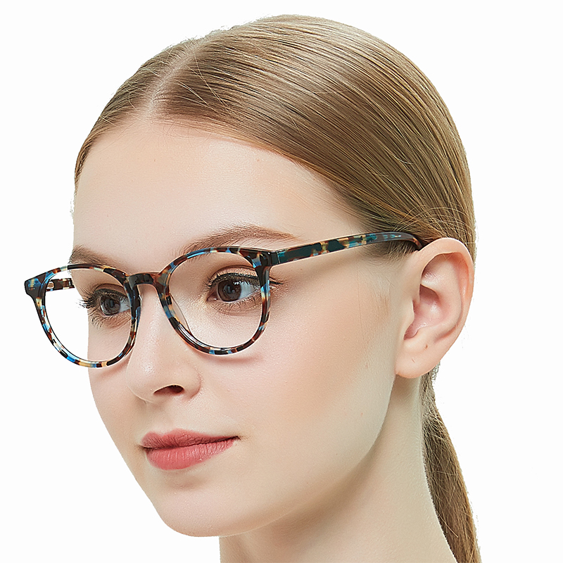 Wholesale Retro Acetate Optical Frame Custom logo spectacle frames eyeglasses