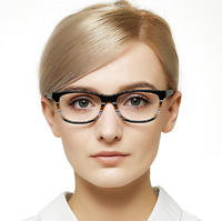China manufacturer fashionable rectangular eyeglasses frames for young girls as gift