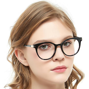 factory direct sale high quality optical frame round colorful eyewear for lady