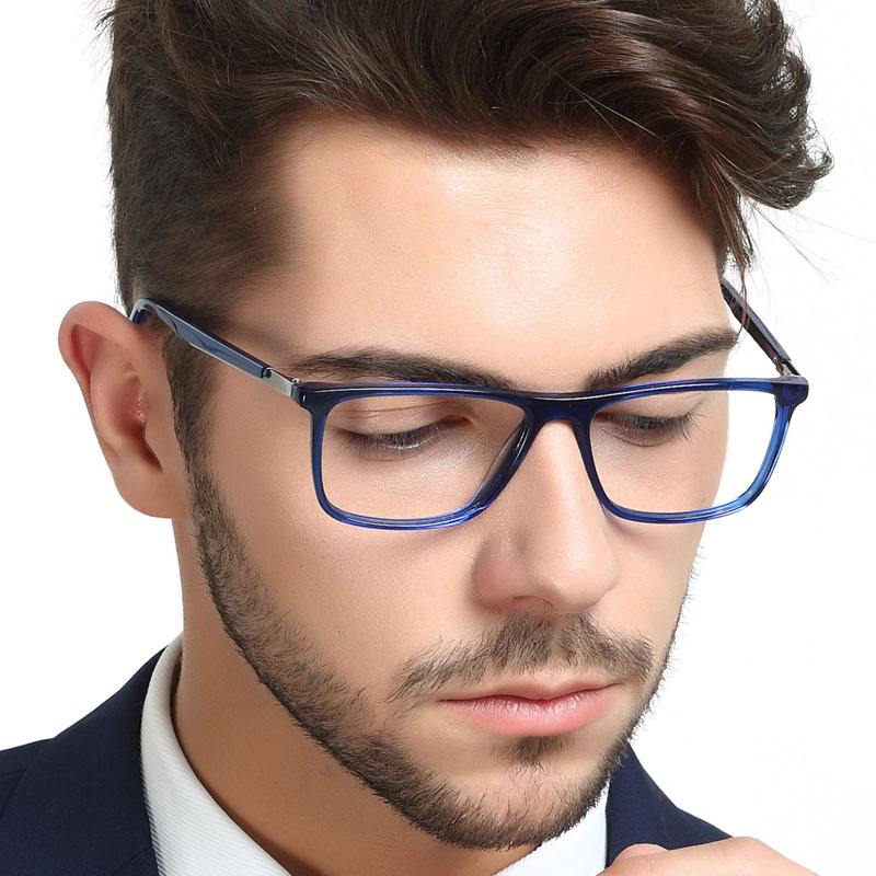 custom logo tr90 tr eyewear computer blue light blocking men glasses