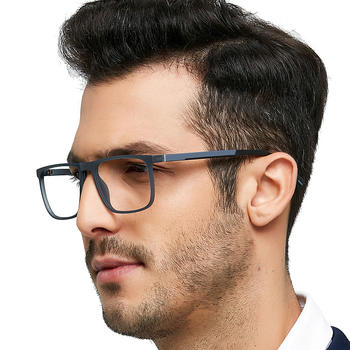 manufacturer square TR90 optical frame blue light blocking glasses