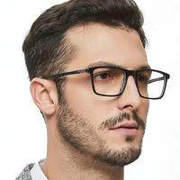 factory price fashion rectangular mens optical frame computer glasses