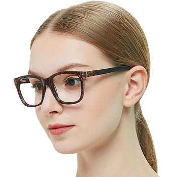 retro optical eyeglass acetate prescription eyeglasses frames with spring hinge
