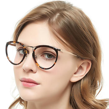 Italy Design Hot Selling Oversized Acetate Optical Fashion Women Eye Glasses Frames