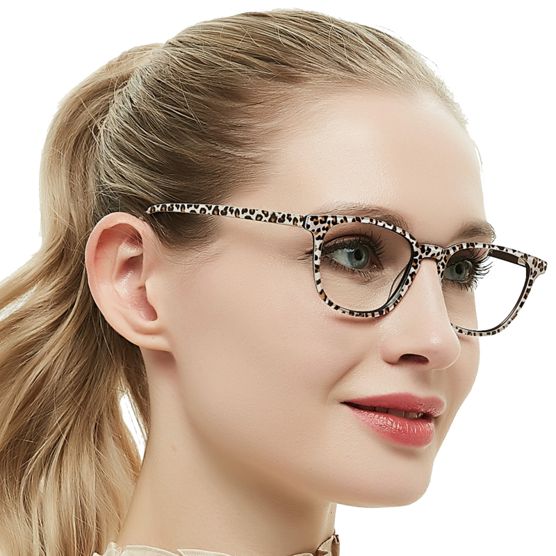 new retro optical frame leopard womens eyewear decorations eyeglass