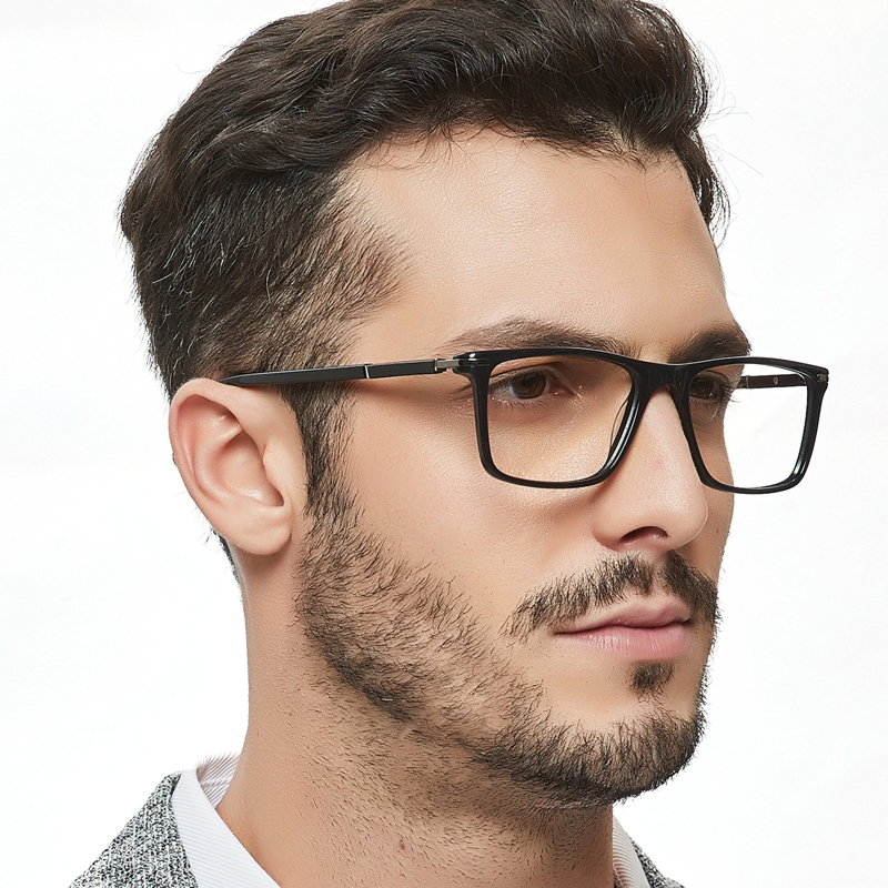 Classic men Eye Glasses Frames Thin Acetate blue light eyewear