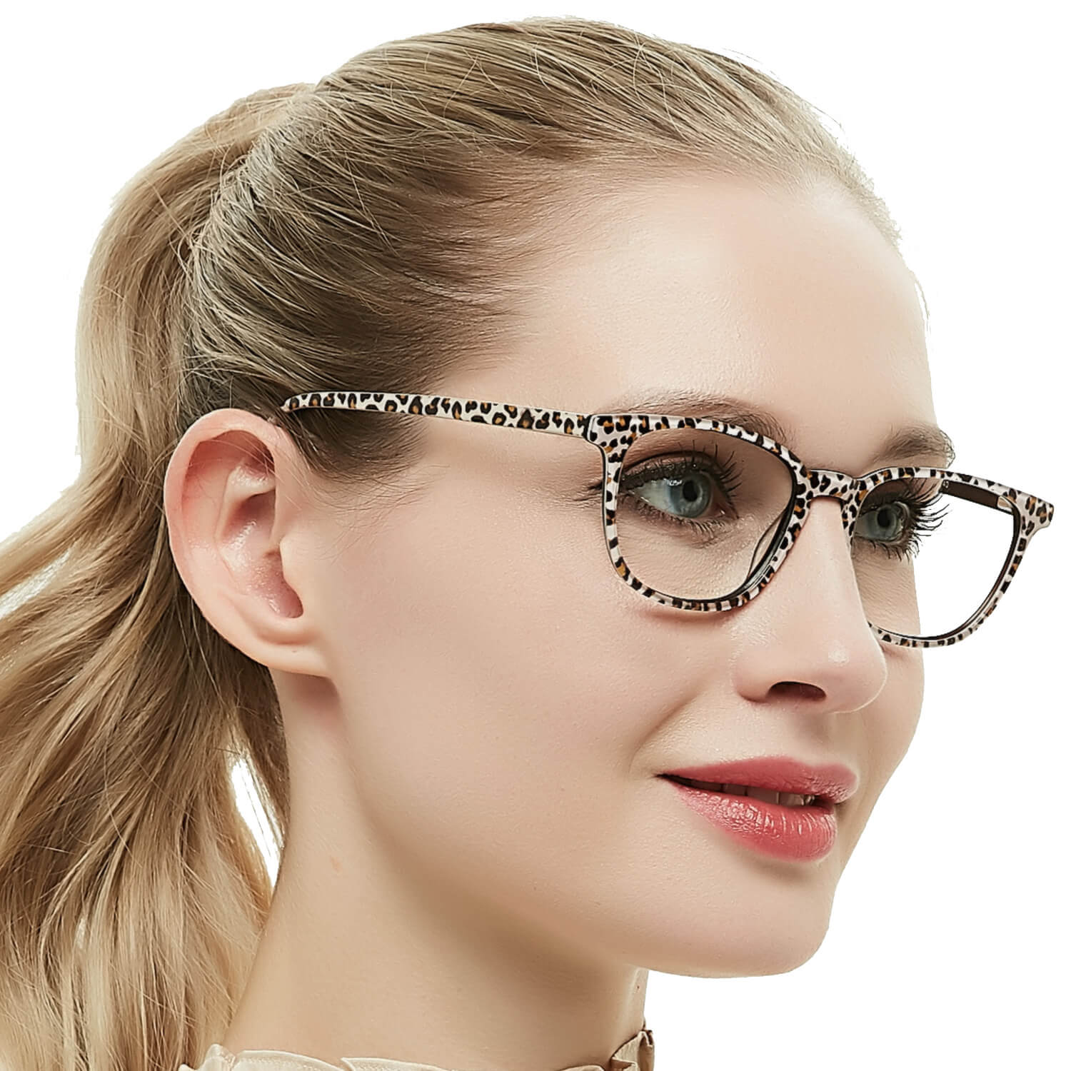 Vintage Retro Acetate Myopia Eye Glasses Women Clear Lens Frames Optical Demi Eyeglasses Spectacles
