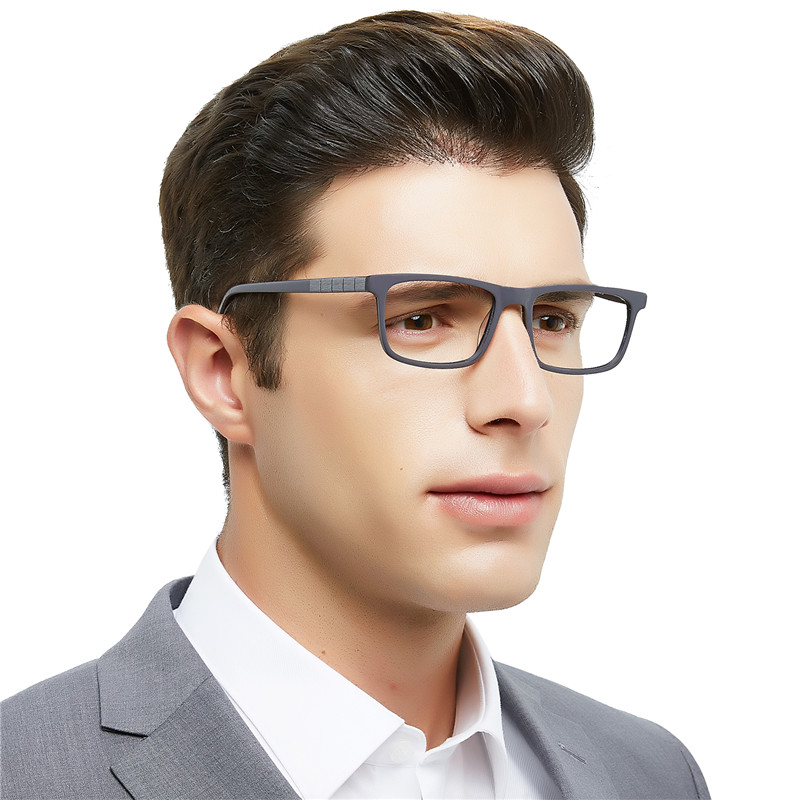 mens clear round glasses