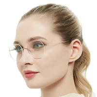 Latest Hot Sale Beta Titanium Frame for Unisex,Japan Titanium Rimless Eyeglasses