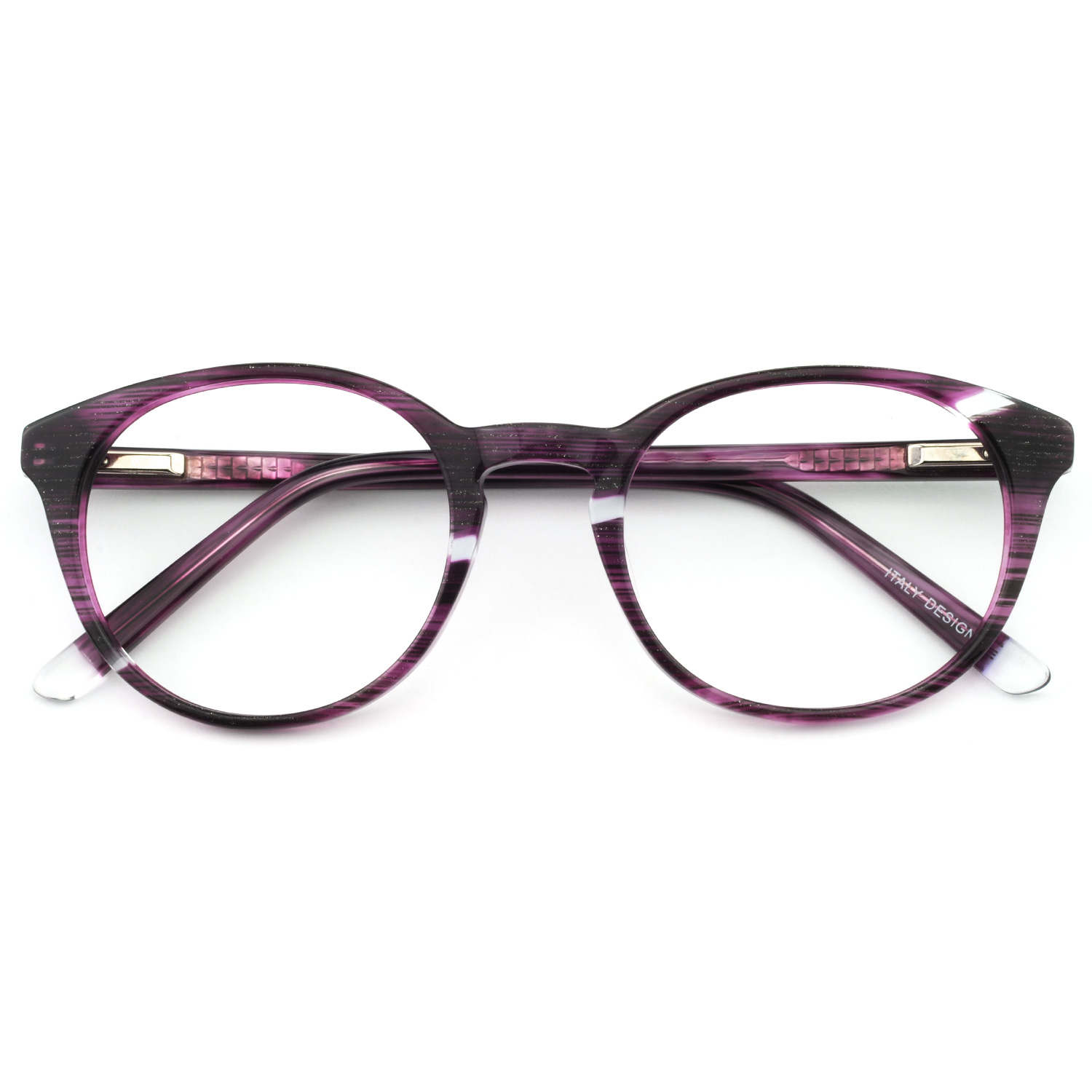 Round Cat Eye Acetate High Quality Fancy Small Women Optical Frame Glasses