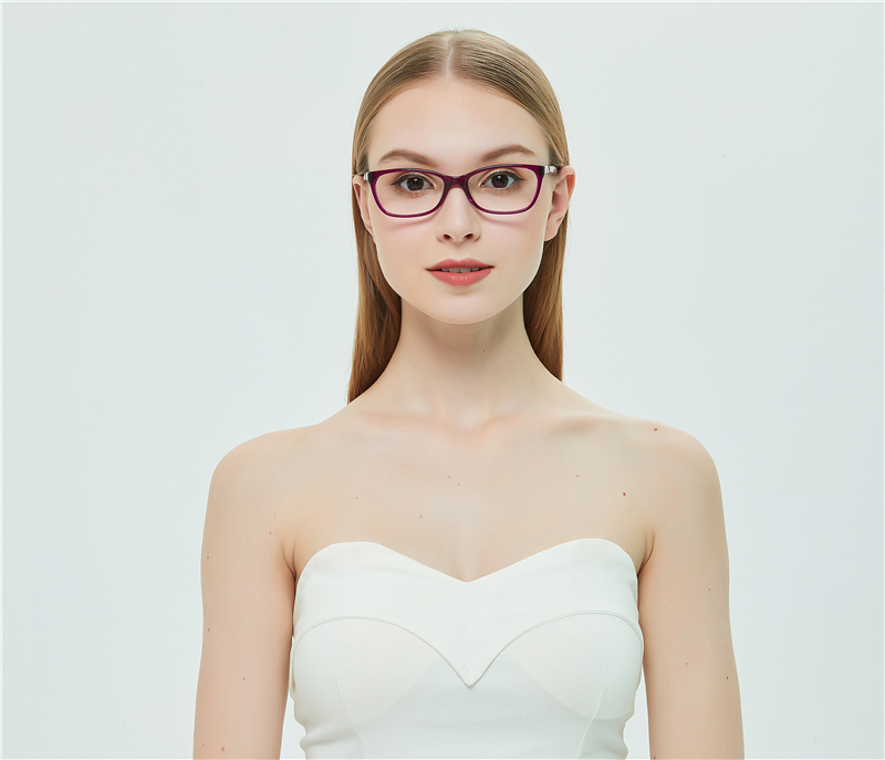 Fashion Big Square Colorful Acetate High Quality Fancy Women Optical Frame Glasses