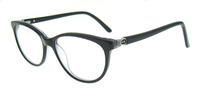 Big Cat Eye  Colorful Acetate High Quality Fancy Small Women Optical Frame Glasses