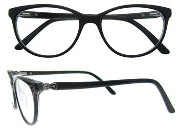 Big Cat Eye  Colorful Acetate High Quality Fancy Small Women Optical Frame Glasses