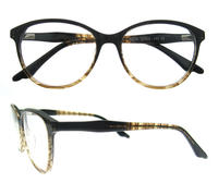 Small Round Cat Eye High Quality Fancy Big Women Optical Frame Glasses
