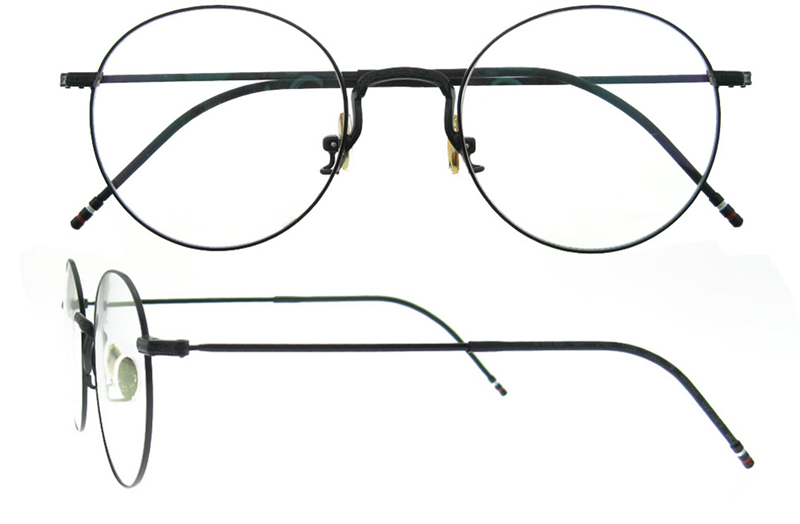 Metal Frame Stainless High Quality Fancy Big Women Optical Frame Glasses