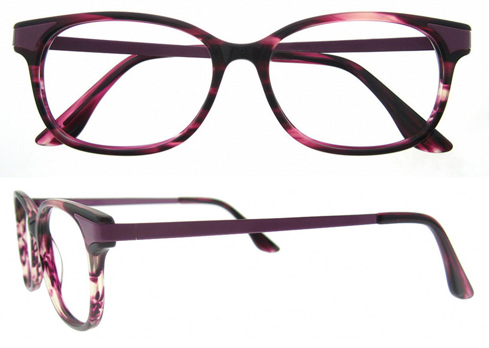 Unisex Round High Quality Fancy Big Women Optical Frame Glasses