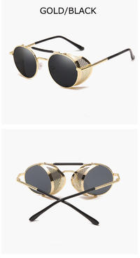 classical punk fashion metal uv400  best selling cheap prices sunglasses