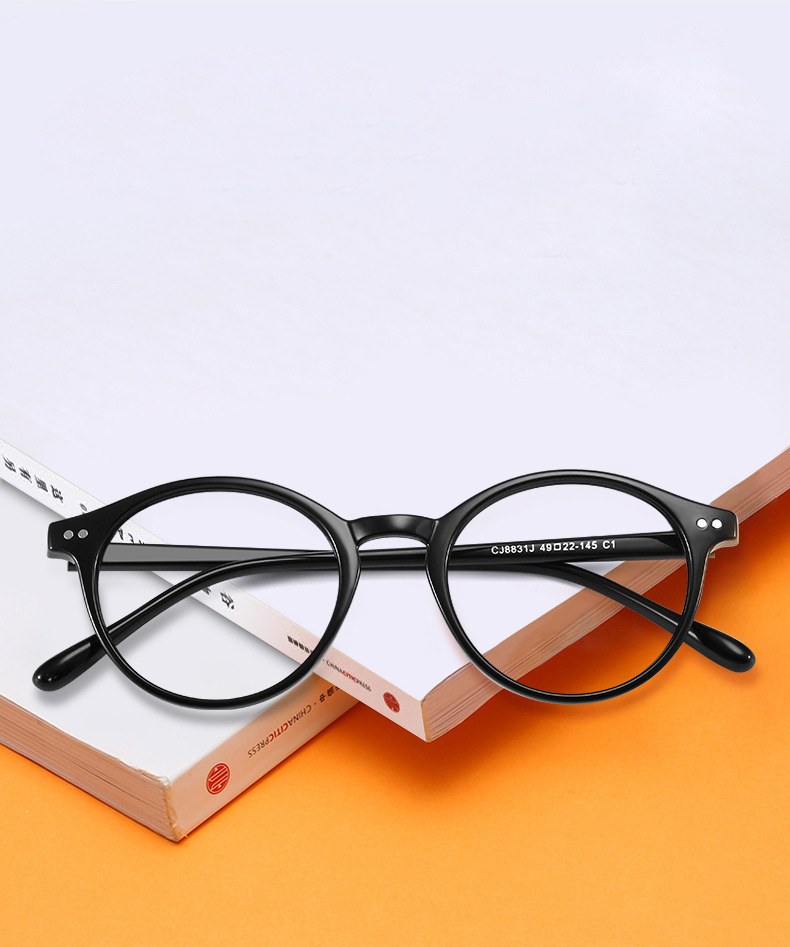 Anti Blue lens Round PC Good Quality Fancy Wholesale Colorful Optical Frame Glasses